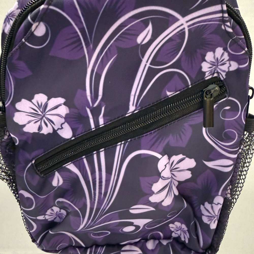 Like New!! Floral Purple Chest Sling Bag - Picture 2 of 15